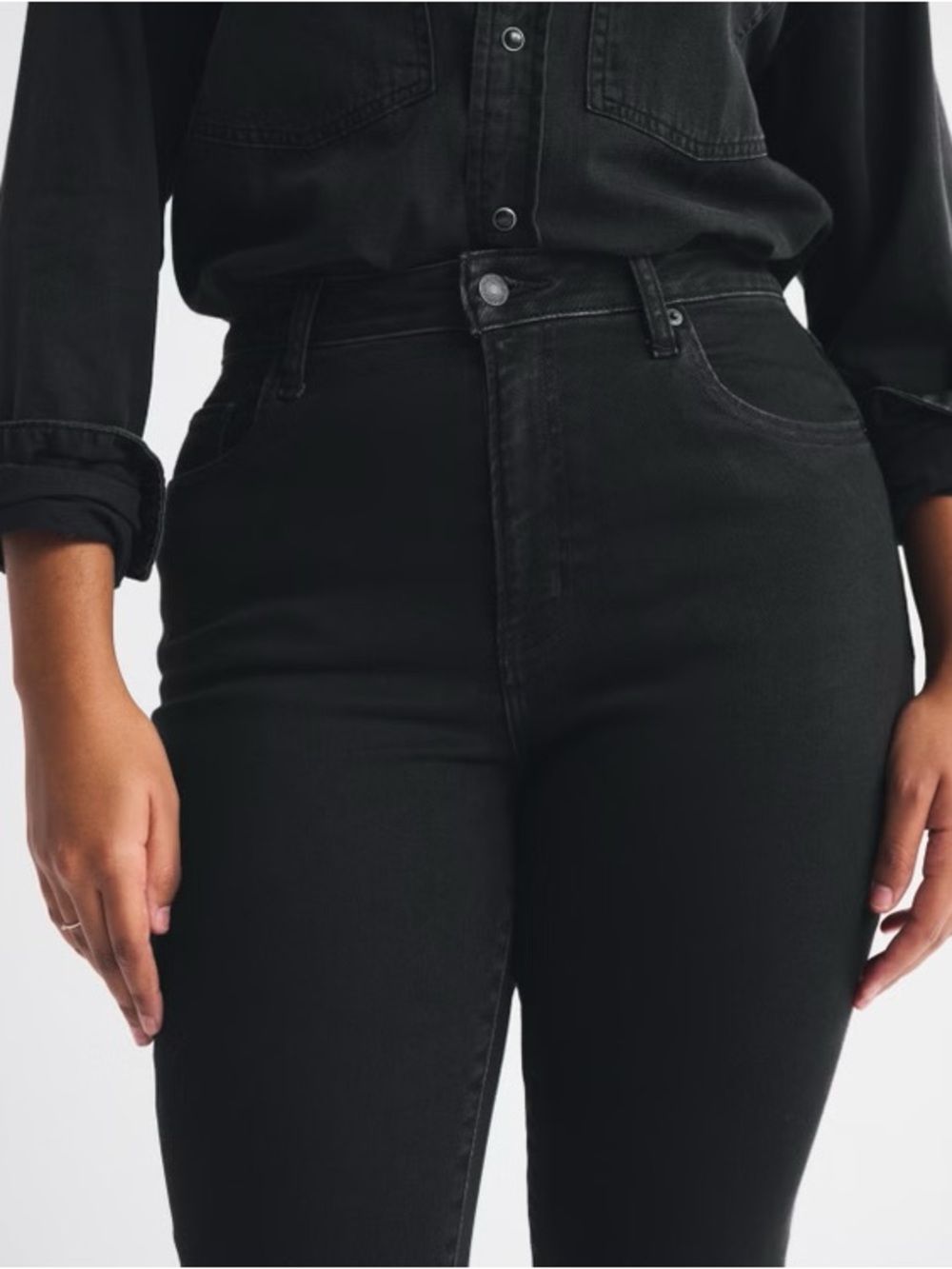 Abercrombie & Fitch High-Rise Black Women's Jeans
